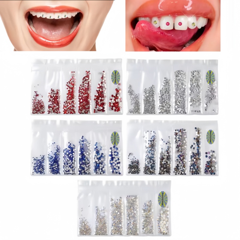 Tooth Gem Kit - 1 set di decorazioni per pietre