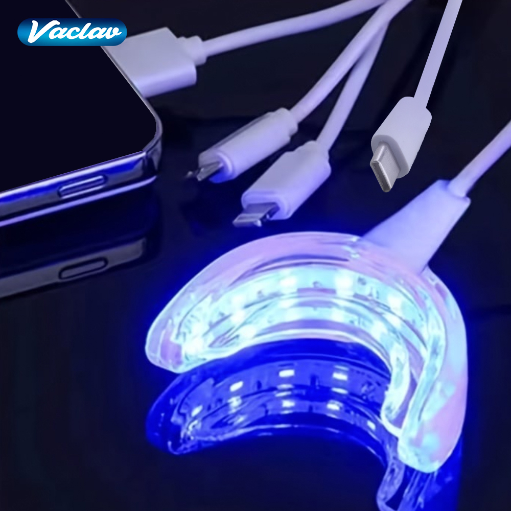 Teeth Whitening With Laser - Vaclav Kit luce sbiancante per denti