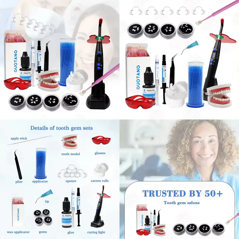 Tooth Gem Kit - 【CHIMU HOME】 Kit Professionale Fai-da-Te per