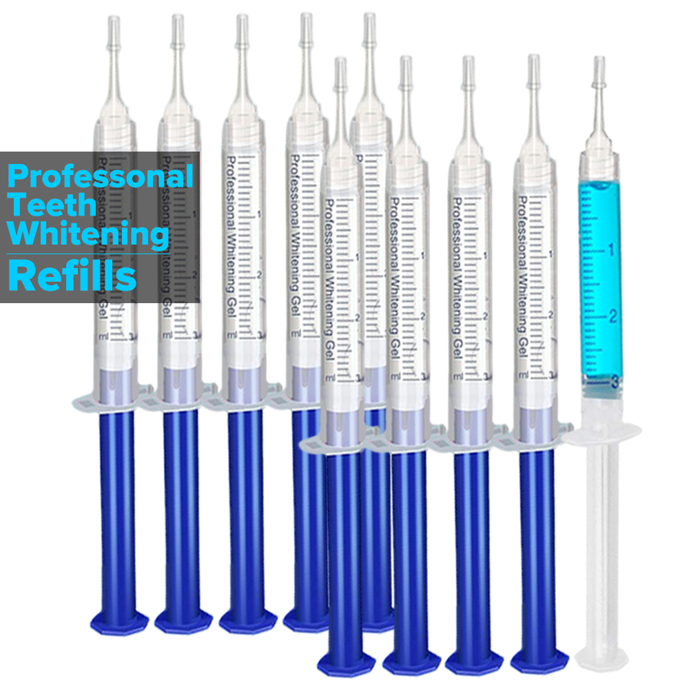 Teeth Whitening Hydrogen Peroxide - Gel sbiancante per denti Ricarica siringa