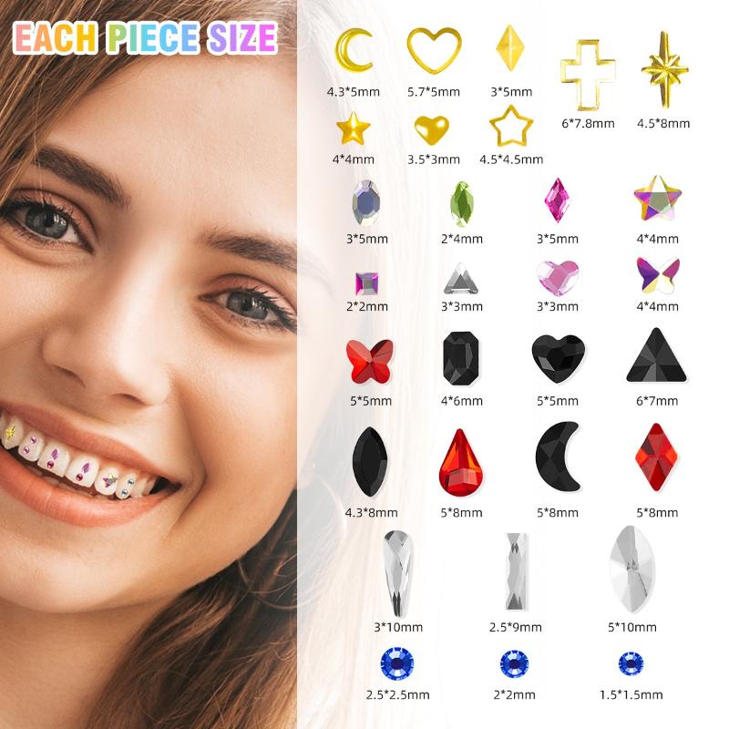 1 Set Gemme per denti dentali  - Tooth Gem Kit recensione e prezzo