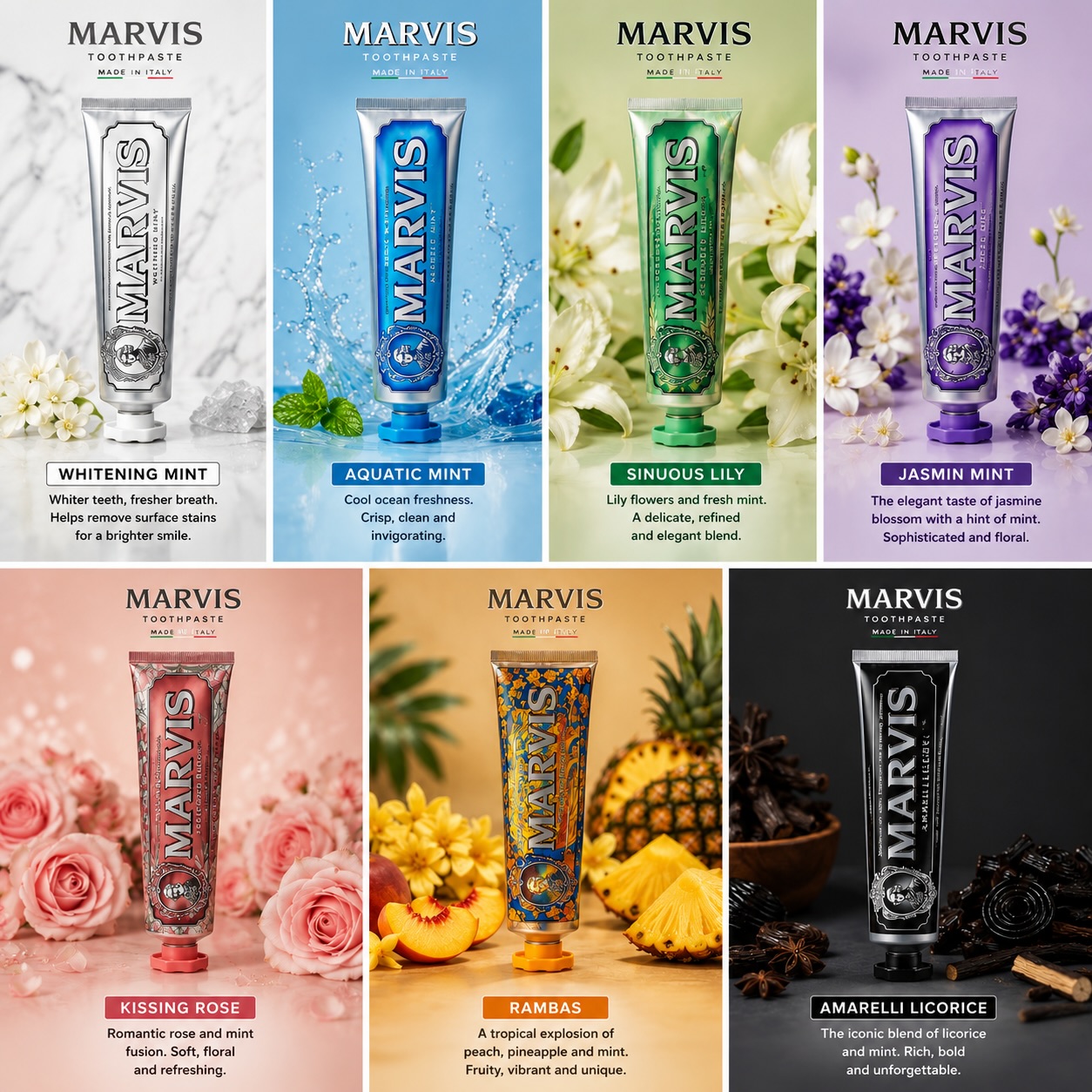 Dentifricio Sbiancante Marvis  - Teeth Whitening Marvis Toothpaste recensione e prezzo