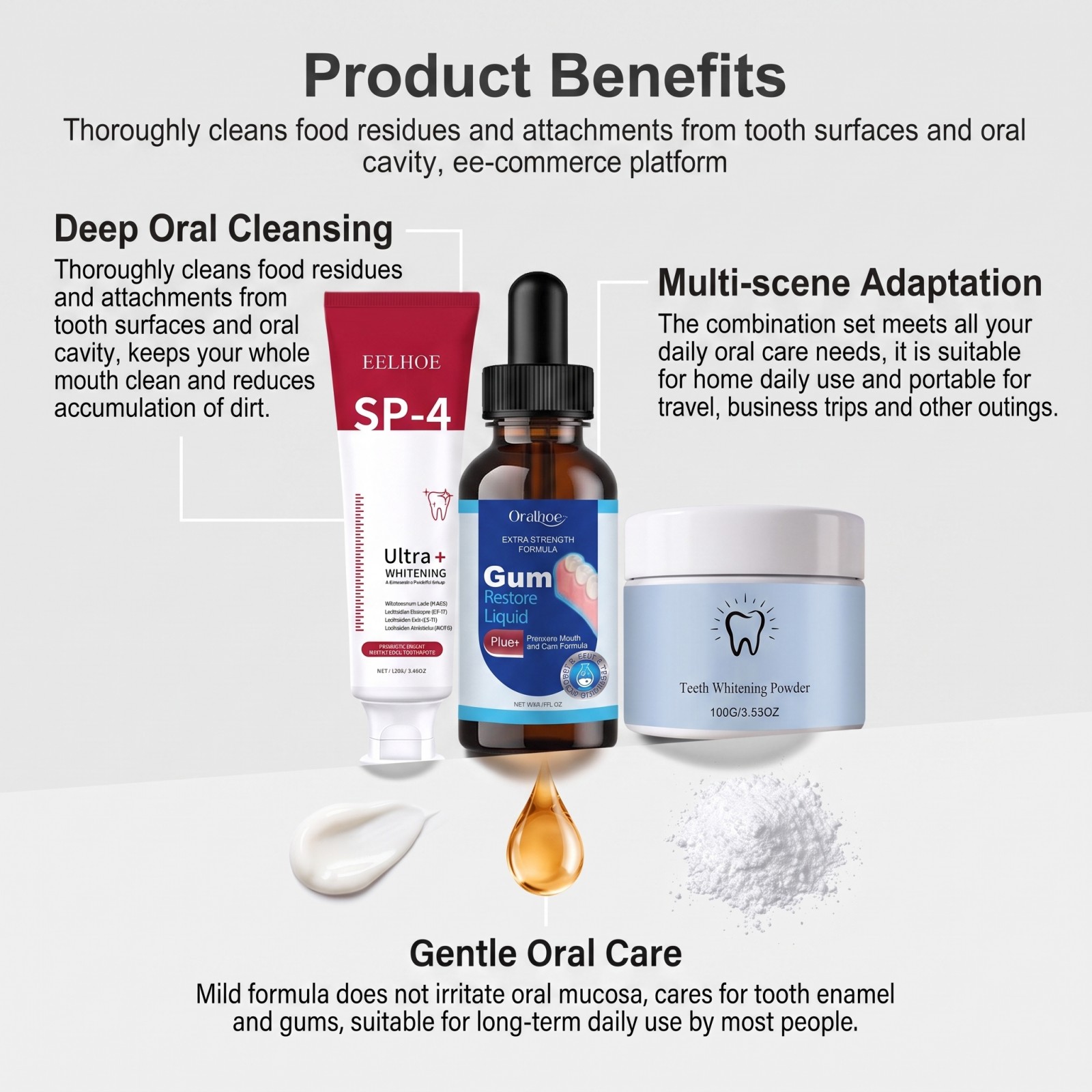 Set Completo per Igiene Orale: - Teeth Whitening Hydrogen Peroxide recensione e prezzo