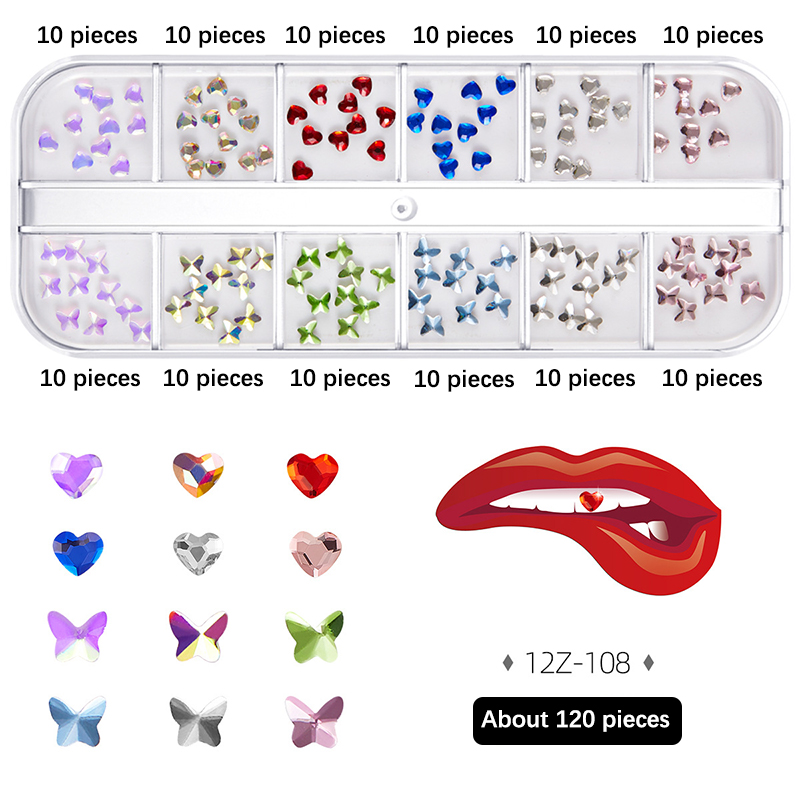 1Set di cristallo dentale moda - Tooth Gem Kit recensione e prezzo