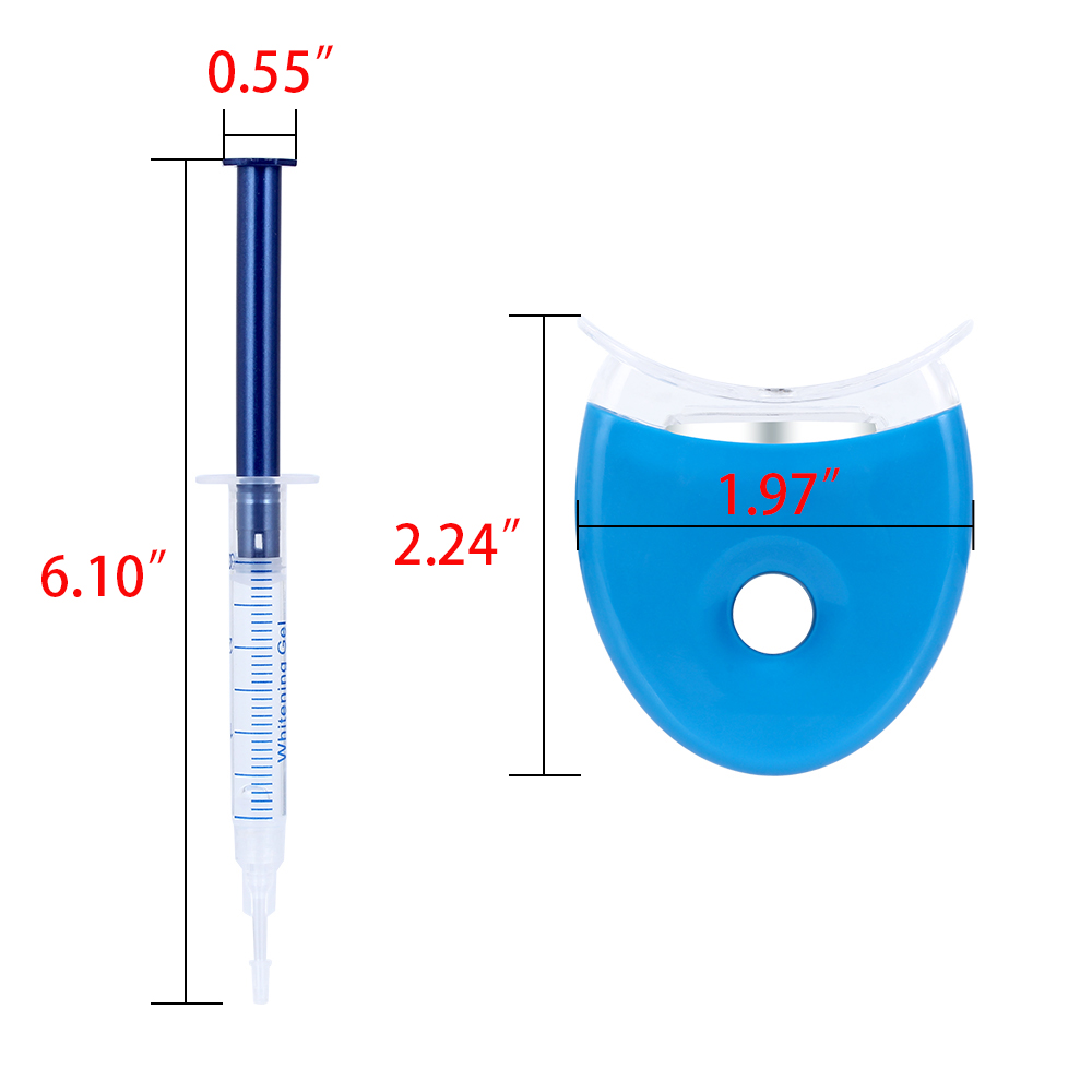 1 set Sbiancamento dei denti 4 - Teeth Whitening Hydrogen Peroxide recensione e prezzo
