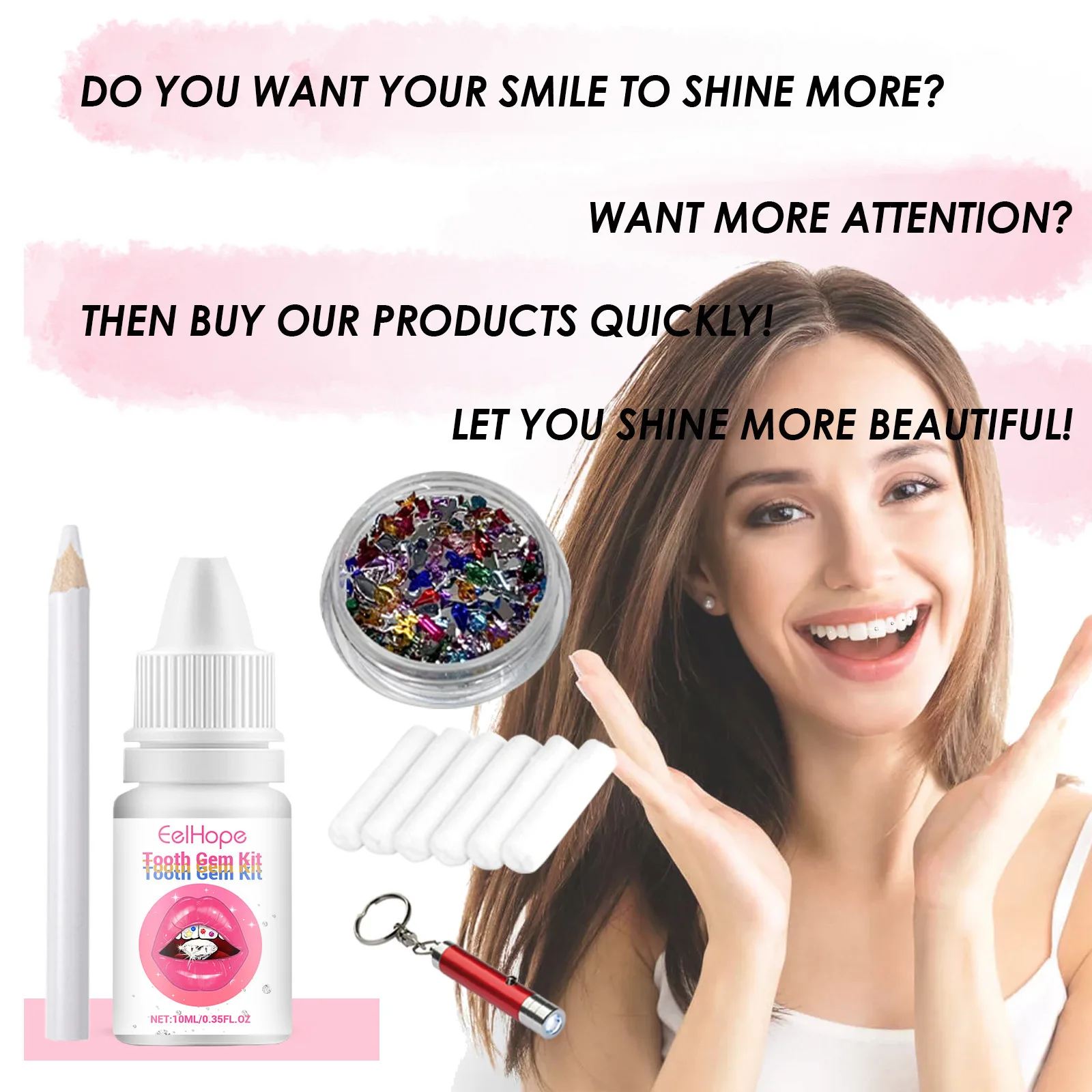 Kit Gioielli per Denti Fai-da- - Tooth Gem Kit recensione e prezzo