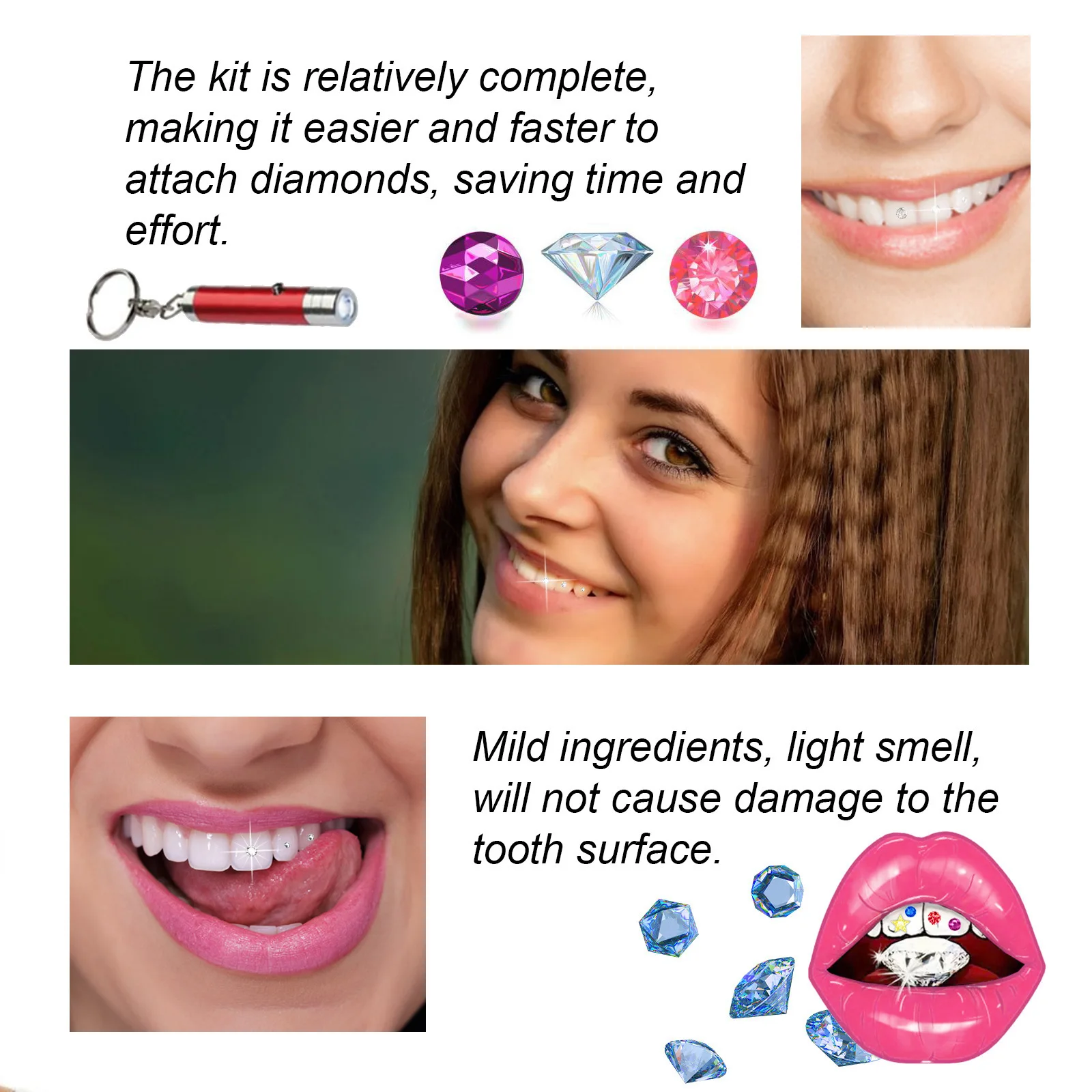 Kit Gioielli per Denti Fai-da- - Tooth Gem Kit recensione e prezzo