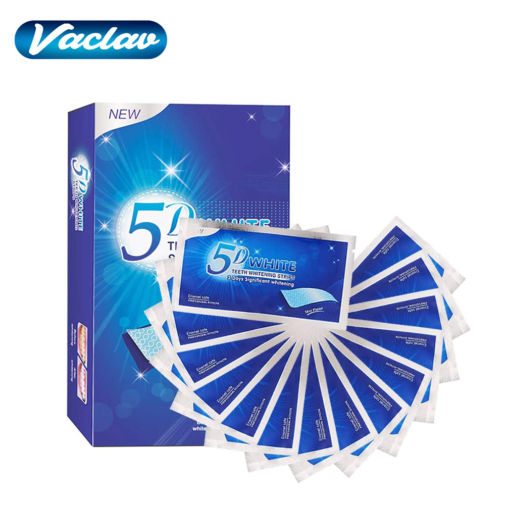 Strisce Sbiancanti 5D per Dent - Teeth Whitening Hydrogen Peroxide recensione e prezzo
