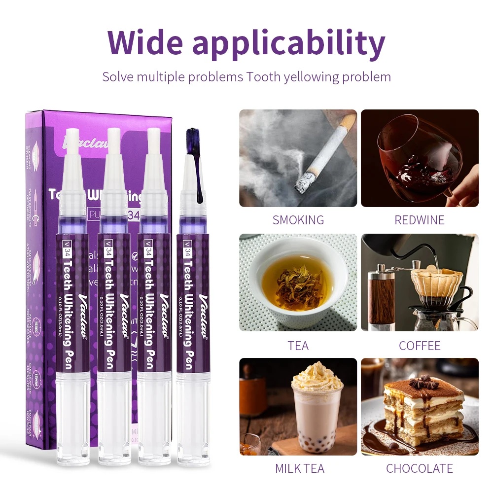 Vaclav V34 Penna gel sbiancant - Teeth Whitening Hydrogen Peroxide recensione e prezzo